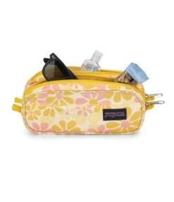 JanSport Large Accessory Pouch - Skip Daisy Yellow -Jansport JS00T49C AI7 det3