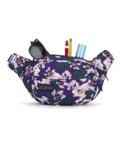 JanSport Fifth Ave Fanny Pack - Purple Petals -Jansport JS00TAN1 94B det3