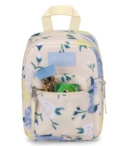 JanSport Big Break Lunch Bag - Fab Floral Coconut -Jansport JS0A352L AO0 det3