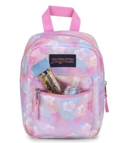 JanSport Big Break Lunch Bag - Neon Daisy -Jansport JS0A352L AO5 det3
