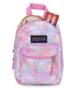 JanSport Big Break Lunch Bag - Neon Daisy -Jansport JS0A352L AO5 det4