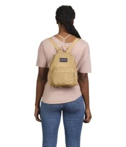 JanSport Half Pint FX Mini Backpack - Curry Corduroy -Jansport JS0A3C4J AI0 model