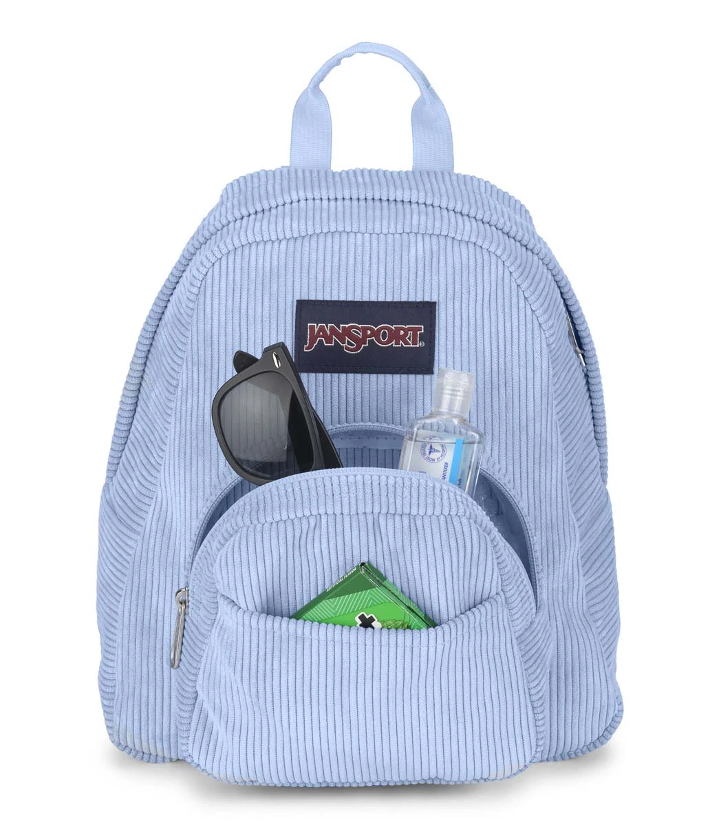 JanSport Half Pint FX Mini Backpack - Hydrangea Corduroy 5 JanSport Half Pint FX Mini Backpack - Hydrangea Corduroy - Image 5