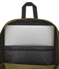 JanSport Double Break Backpack - Army Green -Jansport JS0A3P6S 7G3 detail2