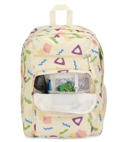 JanSport Big Student Backpack - Memphis Mood Neon -Jansport JS0A47JK AO9 det3