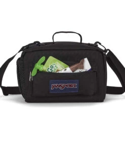JanSport The Carryout Lunch Bag - Black -Jansport JS0A4NVG 008 pocket