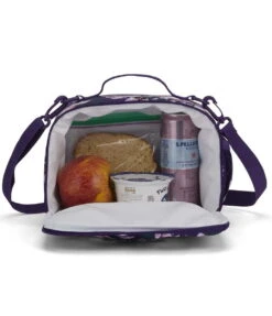 JanSport The Carryout Lunch Bag - Purple Petals -Jansport JS0A4NVG 94B det4