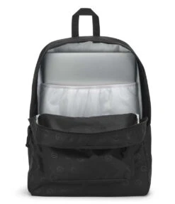 JanSport SuperBreak Plus FX Backpack - Happy And Sad Black 13 JanSport SuperBreak Plus FX Backpack - Happy And Sad Black -Jansport JS0A4QUA AG5 det2