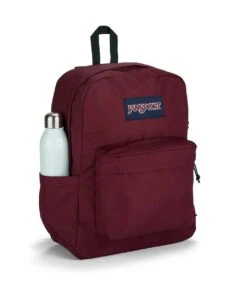 JanSport SuperBreak Plus Laptop Backpack - Russett Red -Jansport JS0A4QUE 04S detail