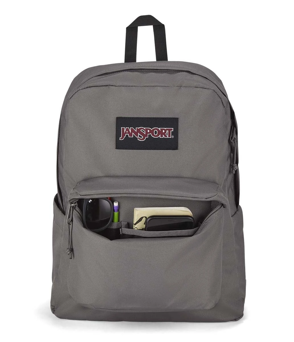 JanSport SuperBreak Plus Laptop Backpack - Graphite Grey 5 JanSport SuperBreak Plus Laptop Backpack - Graphite Grey - Image 5