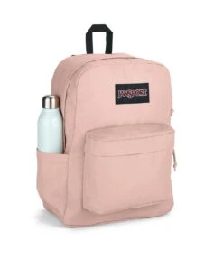 JanSport SuperBreak Plus Laptop Backpack - Misty Rose -Jansport JS0A4QUE 7N8 detail