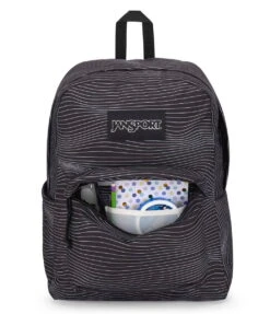 JanSport SuperBreak Plus Backpack - Screen Waves -Jansport JS0A4QUE AG2 Det3