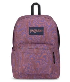 JanSport SuperBreak Plus Backpack - Moire Ripples
