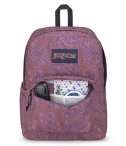 JanSport SuperBreak Plus Backpack - Moire Ripples 13 JanSport SuperBreak Plus Backpack - Moire Ripples -Jansport JS0A4QUE AG3 det3