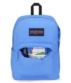 JanSport SuperBreak Plus Backpack - Blue Neon -Jansport JS0A4QUE Z70 det3