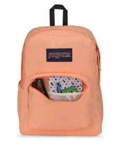 JanSport SuperBreak Plus Backpack - Peach Neon -Jansport JS0A4QUE Z72 det3