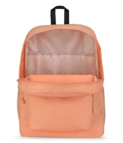 JanSport SuperBreak Plus Backpack - Peach Neon -Jansport JS0A4QUE Z72 interior