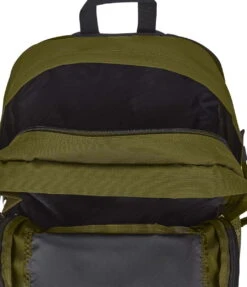JanSport Main Campus Backpack - Army Green -Jansport JS0A4QUL 7G3 interior