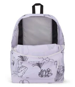 JanSport SuperBreak Backpack - Color Me Vaporwave -Jansport JS0A4QUT 91N interior