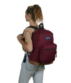 JanSport Right Pack Backpack - Russett Red -Jansport JS0A4QVA 04S model