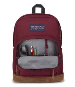 JanSport Right Pack Backpack - Russett Red -Jansport JS0A4QVA 04S pocket