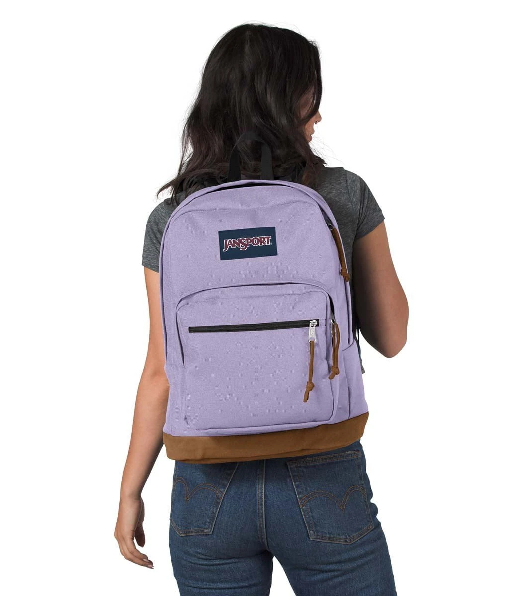 JanSport Right Pack Backpack - Pastel Lilac 8 JanSport Right Pack Backpack - Pastel Lilac - Image 8