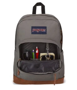 JanSport Right Pack Backpack - Graphite Grey -Jansport JS0A4QVA 7H6 pocket